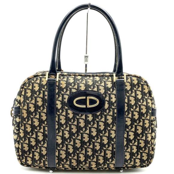 DIOR Navy Boston Bag - Picture 1 of 10